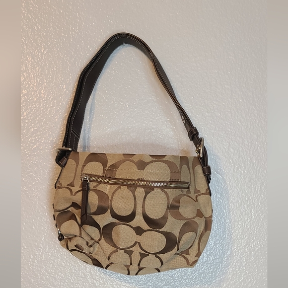 Coach Signature Canvas Purse - Picture 2 of 8